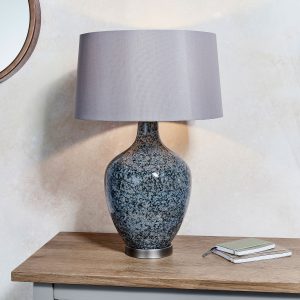 Gallery Direct Ilsa Table Lamp Grey Black | Shackletons