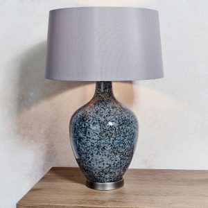 Gallery Direct Ilsa Table Lamp Grey Black | Shackletons