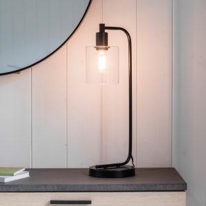 Gallery Direct Toledo Table Lamp Black | Shackletons