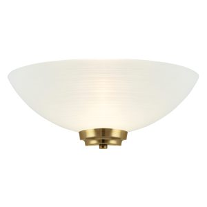 Gallery Direct Welles Wall Light Antique Brass | Shackletons