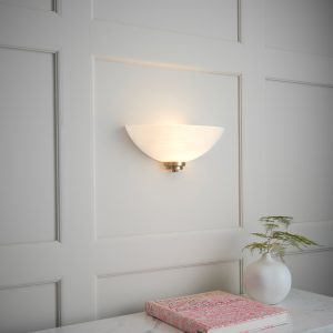 Gallery Direct Welles Wall Light Antique Brass | Shackletons