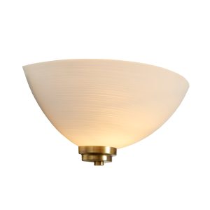 Gallery Direct Welles Wall Light Antique Brass | Shackletons