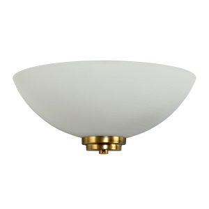 Gallery Direct Welles Wall Light Antique Brass | Shackletons