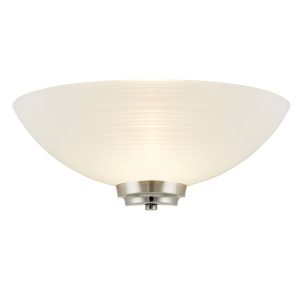 Gallery Direct Welles Wall Light Satin Chrome | Shackletons