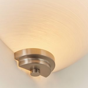 Gallery Direct Welles Wall Light Satin Chrome | Shackletons