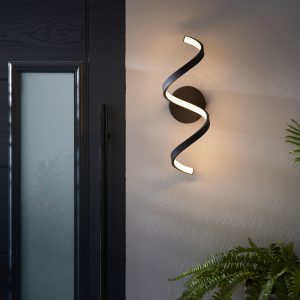 Gallery Direct Astral Outdoor 1 Wall Light Black | Shackletons