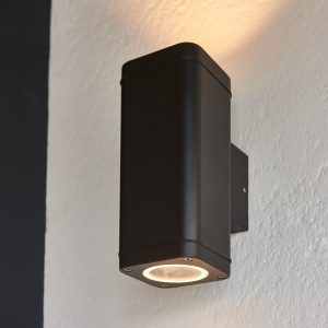 Gallery Direct Milton Outdoor 2 Wall Light | Shackletons