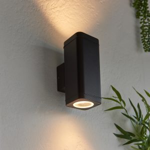 Gallery Direct Milton Outdoor 2 Wall Light | Shackletons