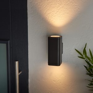 Gallery Direct Milton Outdoor 2 Wall Light | Shackletons