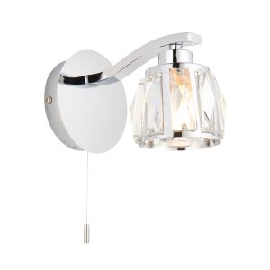 Gallery Direct Ria Bathroom 1 Wall Light | Shackletons