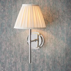 Gallery Direct Rennes 1 Wall Light Nickel | Shackletons