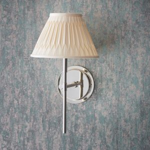 Gallery Direct Rennes 1 Wall Light Nickel | Shackletons