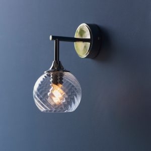 Gallery Direct Allegra 1 Wall Light Bright Nickel | Shackletons