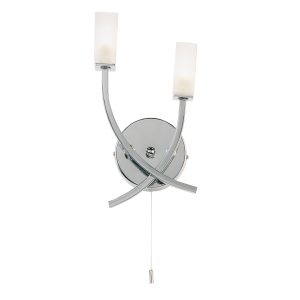 Gallery Direct Havana Wall Light Chrome 290x135mm | Shackletons