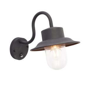 Gallery Direct Chesham PIR Wall Light Black | Shackletons