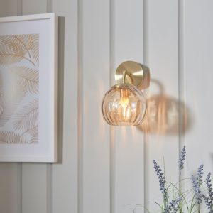 Gallery Direct Dimple 1 Wall Light | Shackletons