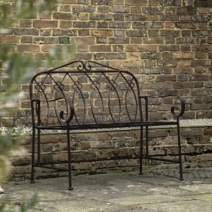 Gallery Outdoor Matera Outdoor Bench Noir | Shackletons