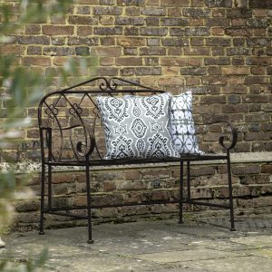 Gallery Outdoor Matera Outdoor Bench Noir | Shackletons