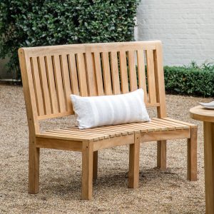 Gallery Outdoor Champillet Tall Back Bench 1540x745x1100mm | Shackletons