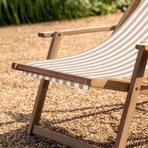 Gallery Outdoor Creta Deck Chair Clay Stripe | Shackletons