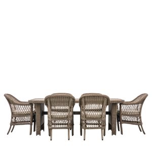 Gallery Outdoor Cagliari 6 Seater Dining Set | Shackletons