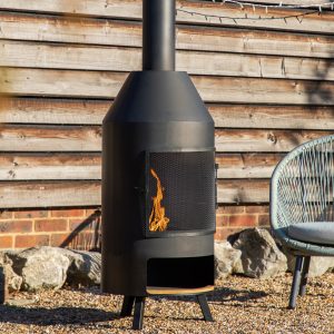 Gallery Outdoor Firenze Chiminea with Pizza Shelf 500x500x1835mm | Shackletons