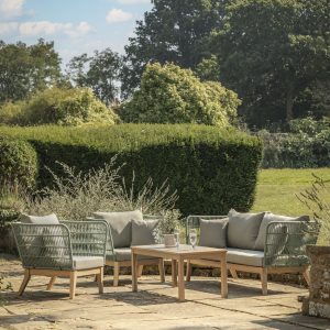 Gallery Outdoor Cataldo Lounge Set Green | Shackletons