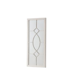 Gallery Direct Chatham Outdoor Mirror White 1050x400mm | Shackletons