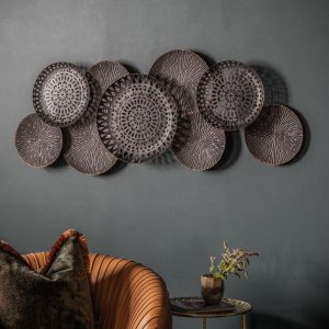 Gallery Direct Alga Metal Wall Art 1340x540mm | Shackletons