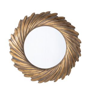 Gallery Direct Lowry Mirror Gold Verdigree | Shackletons