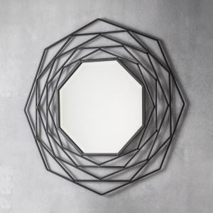 Gallery Direct Estella Mirror Black | Shackletons