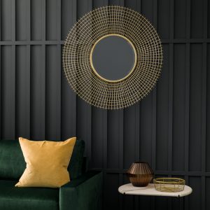 Gallery Direct Stafford Mirror Gold | Shackletons