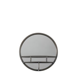 Gallery Direct Milton Round Mirror Black | Shackletons