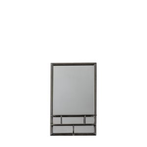 Gallery Direct Milton Rectangle Mirror Black | Shackletons