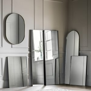 Gallery Direct Hurston Leaner Mirror Champagne | Shackletons