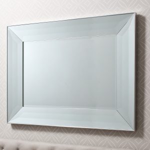 Gallery Direct Ferrara Mirror Silver | Shackletons