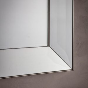 Gallery Direct Ferrara Mirror Silver | Shackletons