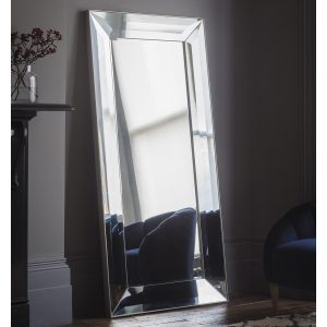 Gallery Direct Ferrara Leaner Mirror Silver | Shackletons