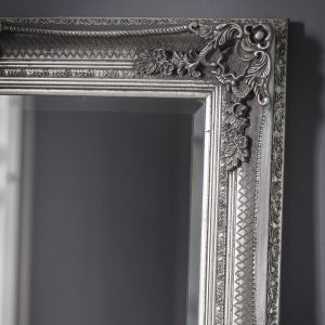 Gallery Direct Abbey Leaner Mirror Silver | Shackletons