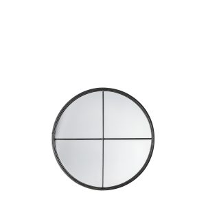 Gallery Direct Frida Round Mirror Black | Shackletons