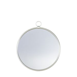 Gallery Direct Bayswater Silver Round Mirror | Shackletons