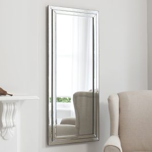 Gallery Direct Chambery Leaner Mirror Pewter | Shackletons