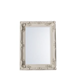 Gallery Direct Carved Louis Mirror Cream | Shackletons