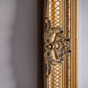 Gallery Direct Abbey Rectangle Mirror Gold | Shackletons