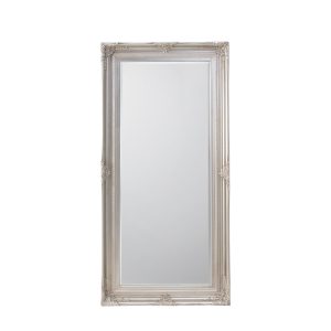 Gallery Direct Hampshire Leaner Mirror Antique Silver | Shackletons