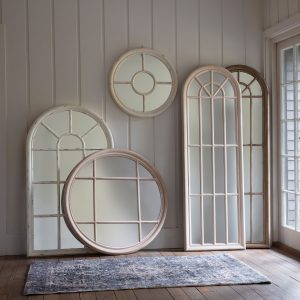 Gallery Direct Eccleston Round Mirror Clay | Shackletons