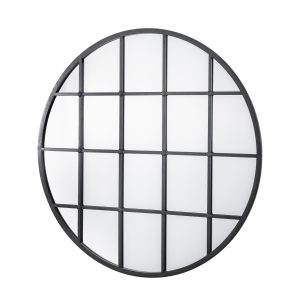 Gallery Direct Richborough Round Mirror Black | Shackletons