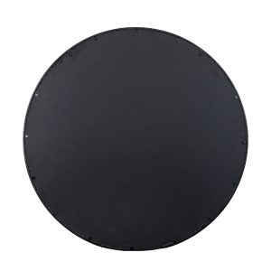 Gallery Direct Richborough Round Mirror Black | Shackletons