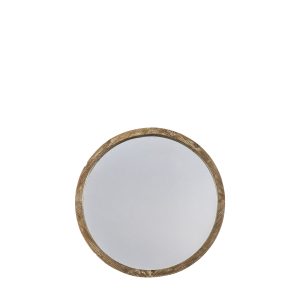 Gallery Direct Hector Mirror Round Small Natural | Shackletons