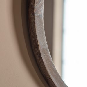 Gallery Direct Hector Mirror Round Small Natural | Shackletons